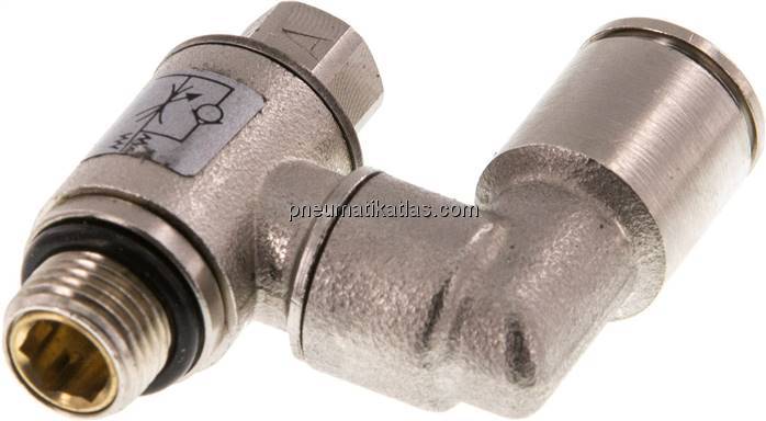 Drosselrückschlagventil G 1/8"-8mm, zuluftregelnd
