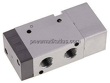 3/2-Wege Pneumatikventil, G 1/4", Federrückstellung (NO)