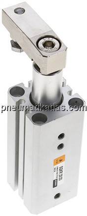 Schwenkspanner / Klemmzylinder Ø 20 mm, Klemmhub 20mm rechtsschwenkend (schwenkt