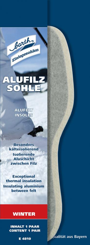 Alu Filz Sohle