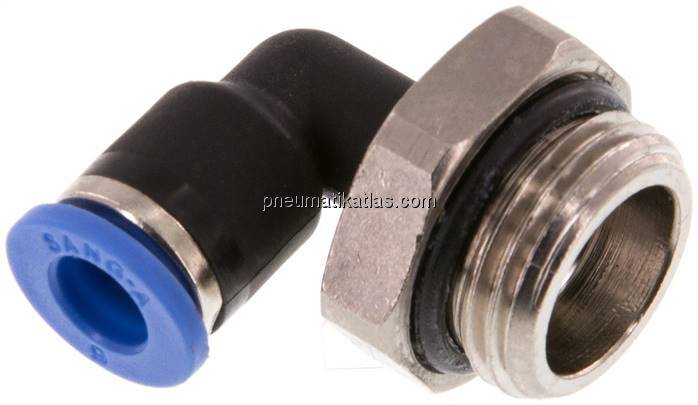 Winkel-Steckanschluss G 3/8"-6mm, IQS-Standard