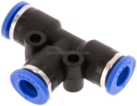 T-Steckanschluss 6mm-6mm, IQS-Standard
