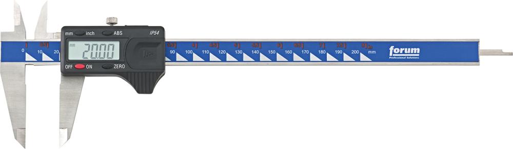 Dig.-Taschenmess. IP54 200mm o.Daten FORUM