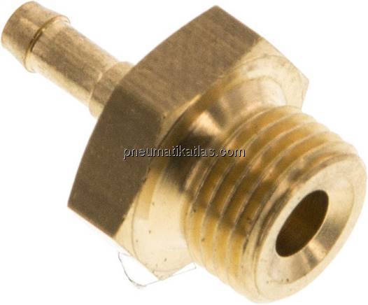 Gerader Steckanschluss G 1/8"-3mm innen, Messing