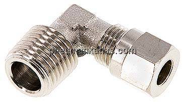 Winkel-Schneidringverschraub. R 1/4"-6 LL (M10x1), Messing vernickelt Winkel-Schneidringverschraub. R 1/4"-6 LL (M10x1), Messing vernickelt