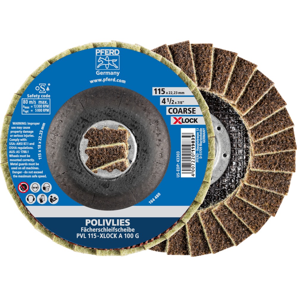 Vlieswerkzeuge PVL 115-X-LOCK A 100 G