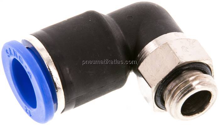 Winkel-Steckanschluss G 1/4"-12mm, IQS-Standard