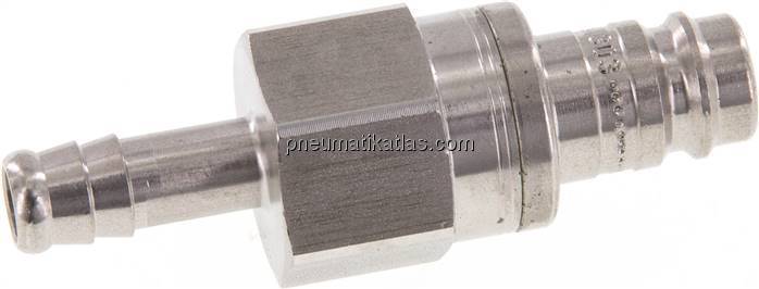 Kupplungsstecker (NW10) 9 (3/8")mm Schlauch, Edelstahl