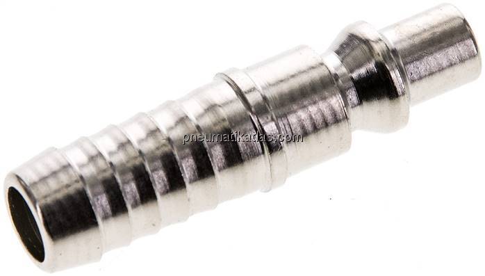 Kupplungsstecker (ARO/ORION) 10mm Schlauch, Stahl gehärtet & vernickelt