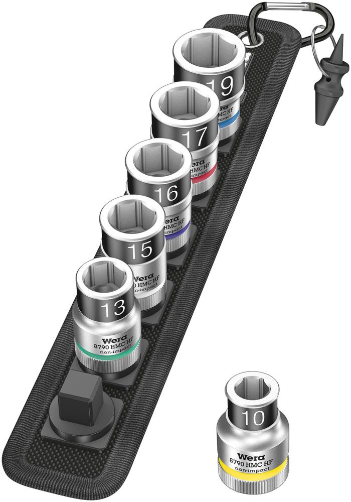 Steckschlüsseleinsatz- Satz 1/2" mit Haltefunktion 6-teilig Wera