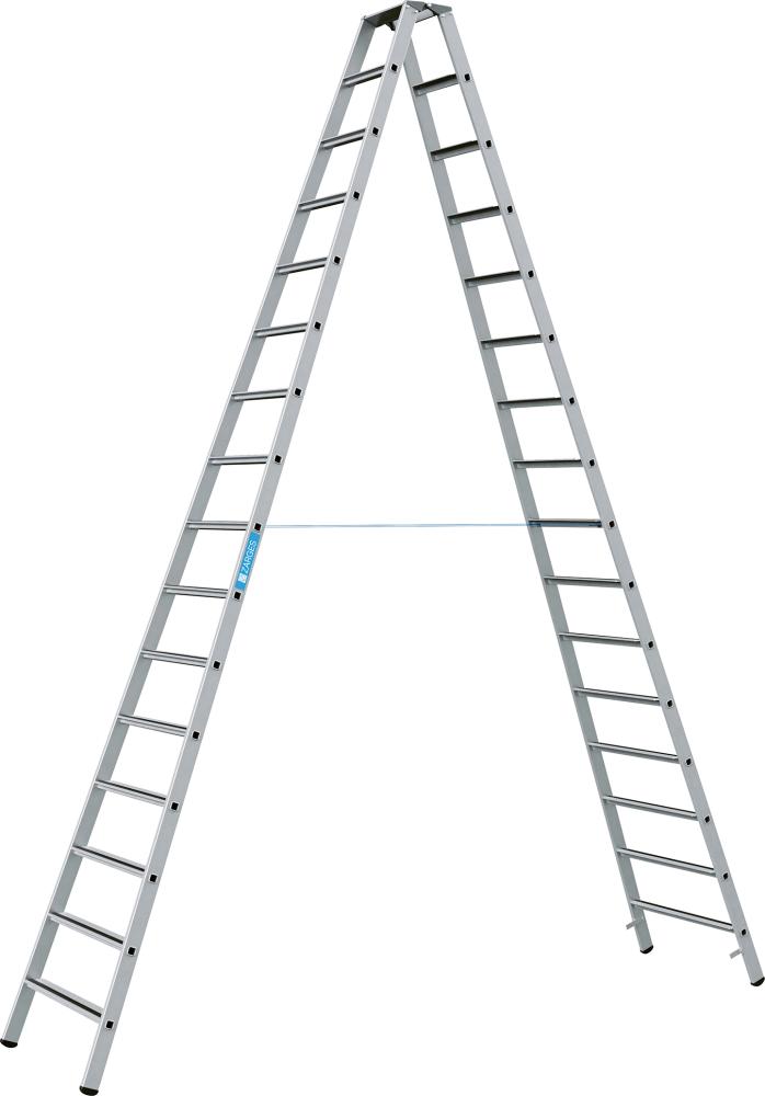Stufenleiter Saferstep B 2x16 Stufen Leiterlänge 4,51 m Arbeitshöhe 5,70 m ZARGES