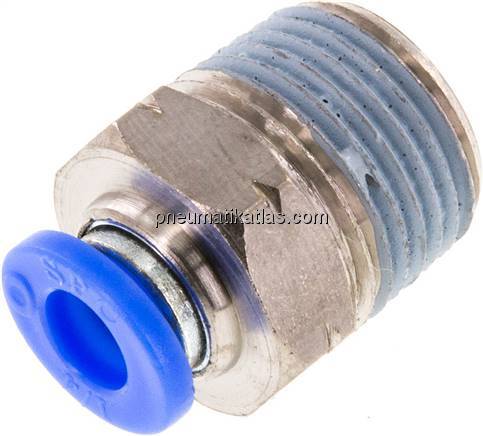 Gerader Steckanschluss NPT 3/8"-1/4" (6,35 mm), IQS-Inch