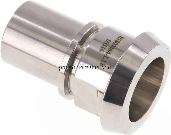 Schlauchkegelstutzen (Milchgew.) 50mm Kegel-32 (1-1/4")mm