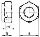 DIN 980 10 V M 24 x 2 galv. verzinkt gal Zn Artikelbild