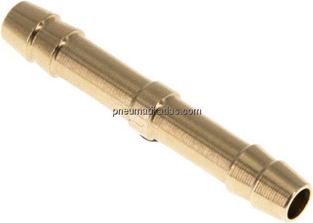 Schlauchverbindungsrohr 6 (1/4")mm-6 (1/4")mm, Messing