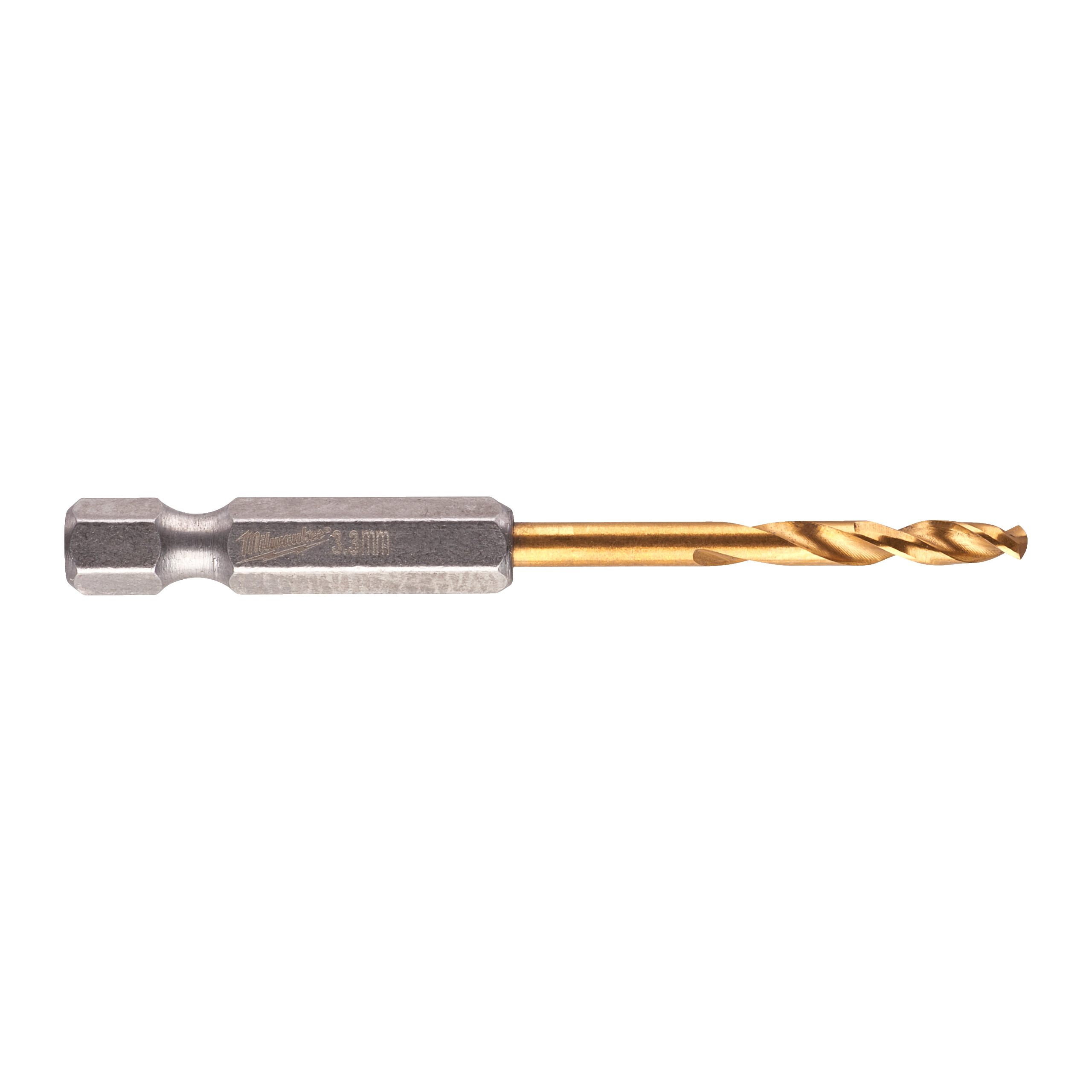 SHOCKWAVE Metallbohrer HSS G RED HEX Titan 1/4" 3,3 x 67 mm