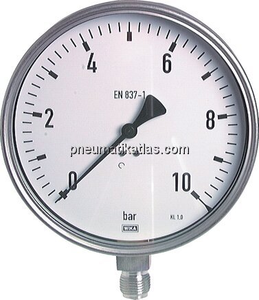 Exemplarische Darstellung: Chemie-Manometer senkre