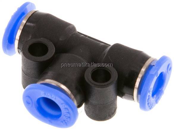 T-Steckanschluss 4mm-4mm, IQS-Mini T-Steckanschluss 4mm-4mm, IQS-Mini