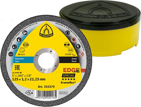 Trennscheibe EDGE Special125x1,2mm gerade 25 St. in Kunststoff-Box KLINGSPOR