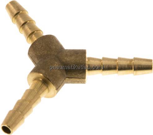 Y-Schlauchverbinder 5mm, Messing