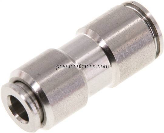 Gerader Steckanschluss 8mm, IQS-Edelstahl