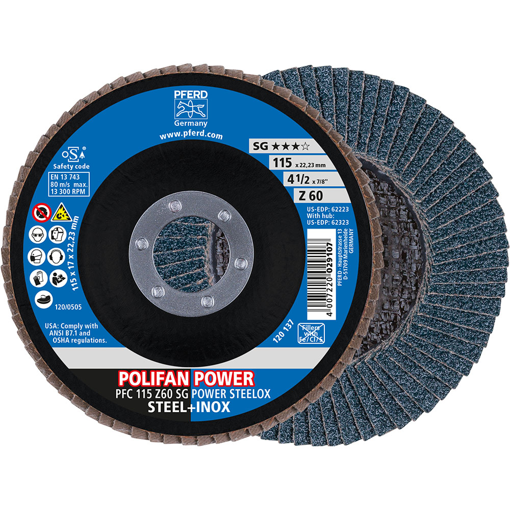 POLIFAN-Fächerscheiben PFC 115 Z 60 SG POWER STEELOX