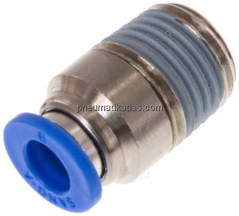Gerader Steckanschluss R 1/4"-6mm, IQS-Standard m. Innens.