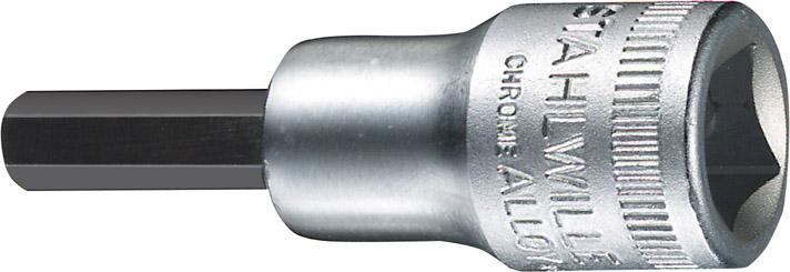 Schraubendrehereinsatz 3/8" Innensechskant 10x 52mm Stahlwille
