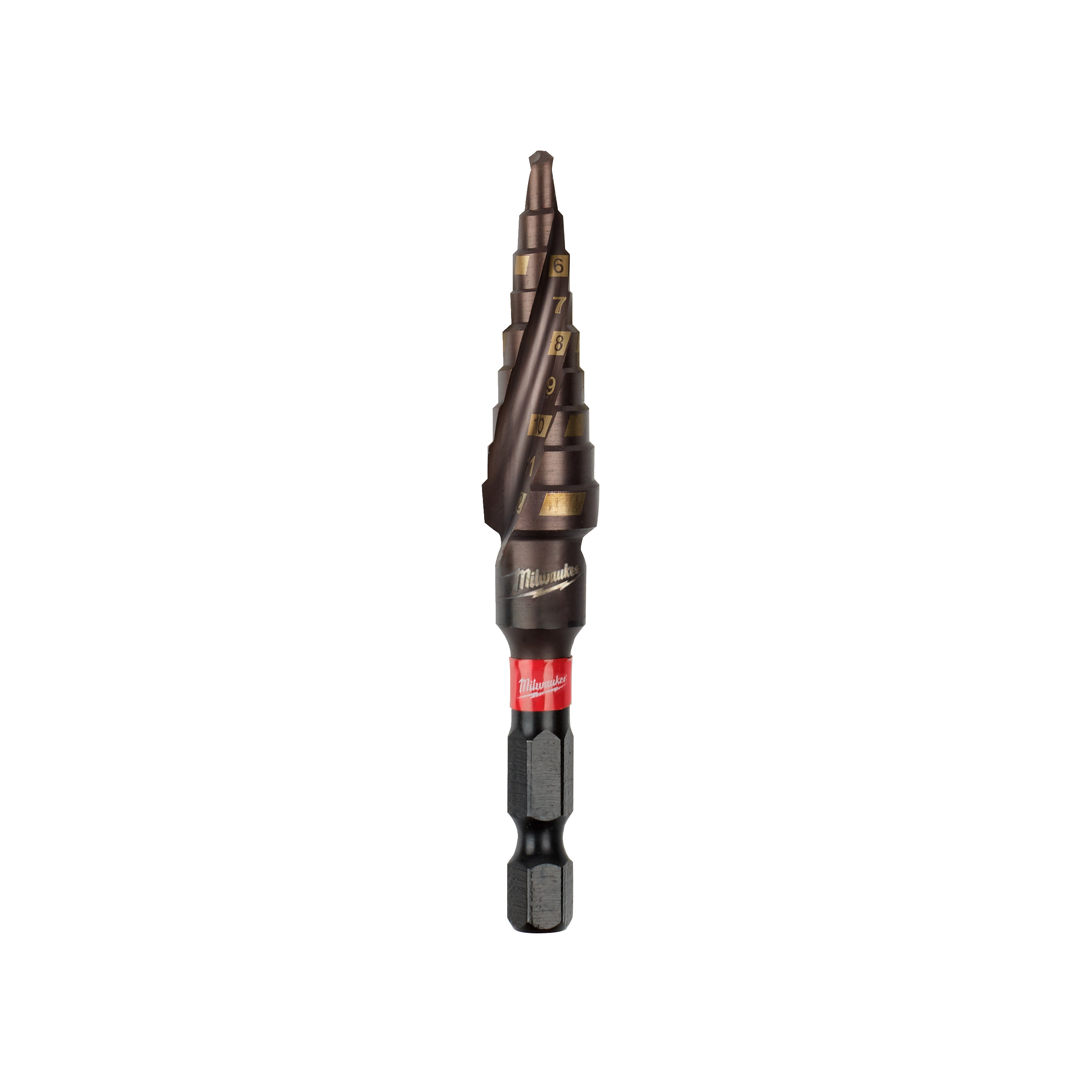 SHOCKWAVE Stufenbohrer 4 bis 12 mm, 1 mm Stufen