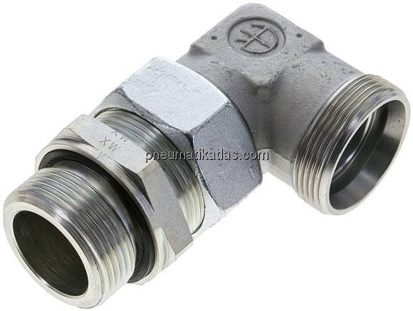 Einstellb. Winkel-Schneidringverschr. G 1-1/4"-35 L (M45x2), ohne Mutter & Schne