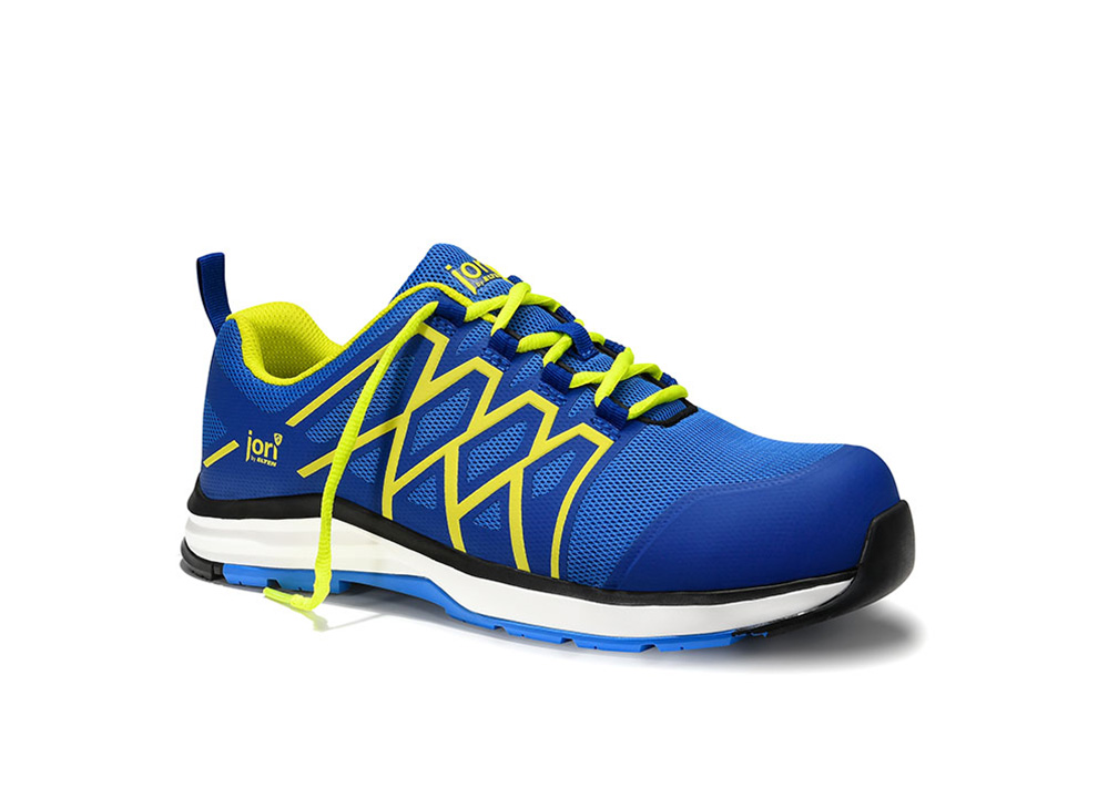 Sicherheitshalbschuh jo_SWIFT blue-yellow Low ESD S1P
