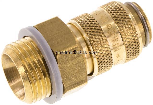 Kupplungsdose (NW5) G 3/8"(AG), Messing