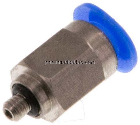 Gerader Steckanschluss M 3-4mm, IQS-Mini Gerader Steckanschluss M 3-4mm, IQS-Mini