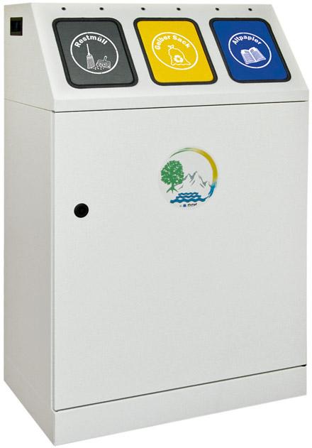 Sortsystem Triplex 920x580x380 3x30l