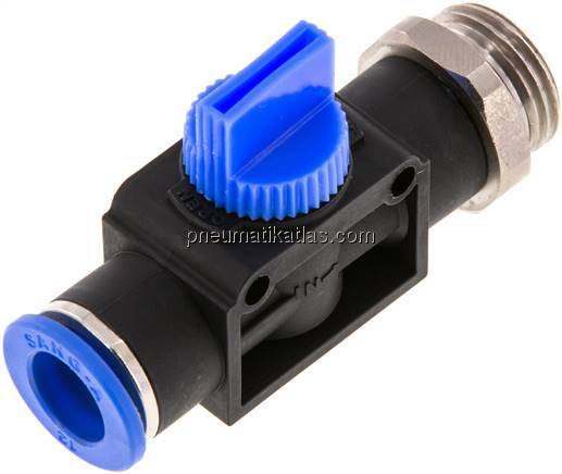 3/2-Wege-Absperrventil R 1/2"-10mm, Gewindeseite entlüftend