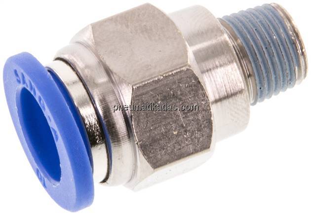 Gerader Steckanschluss R 1/8"-10mm, IQS-Standard