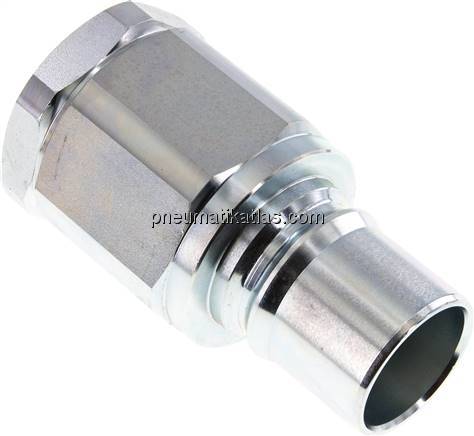 Hydraulikkupplung ISO 7241-1B, Stecker, G 1-1/2"(IG), Stahl