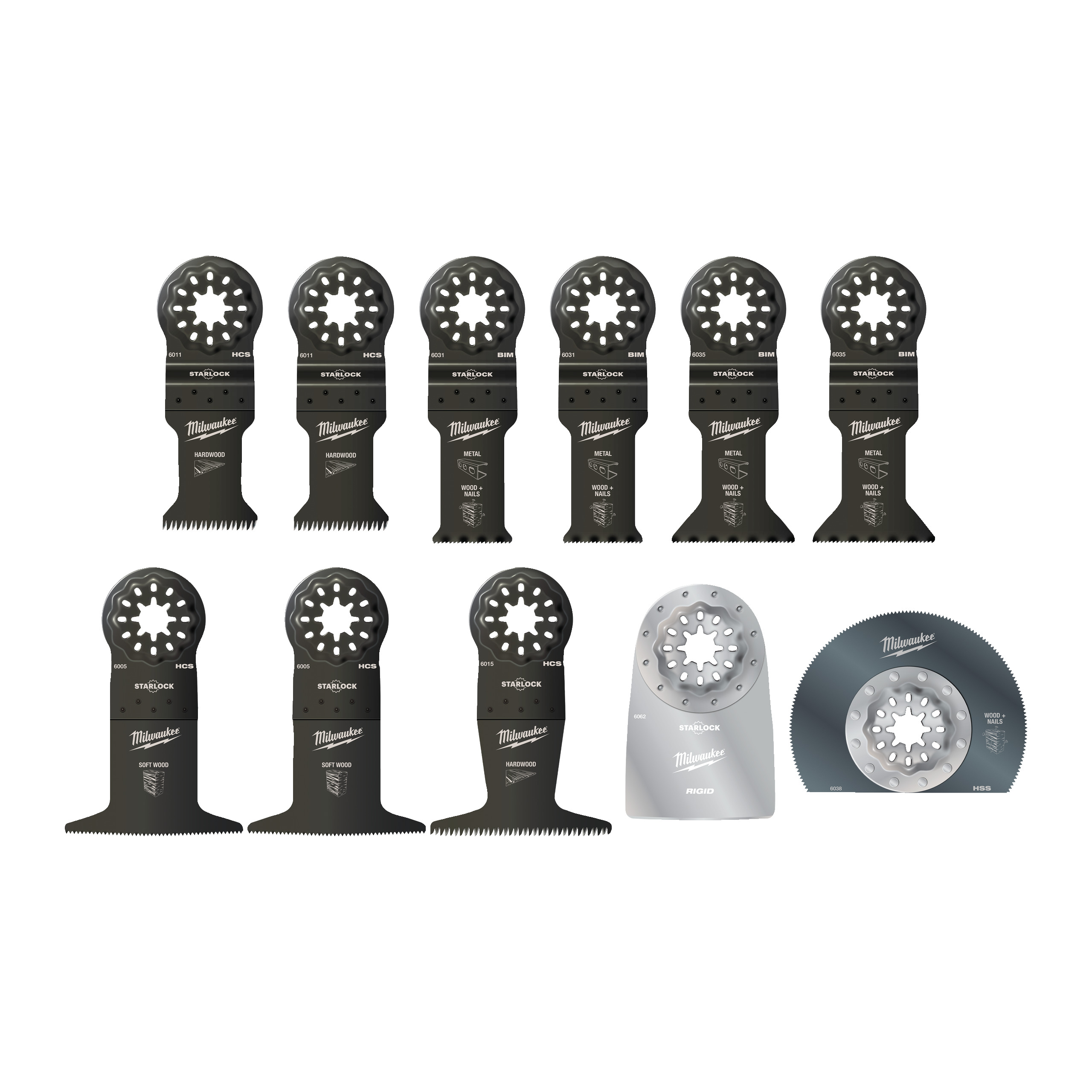 Multitool Starlock Zubehör Set Universal 11 teiliges Set