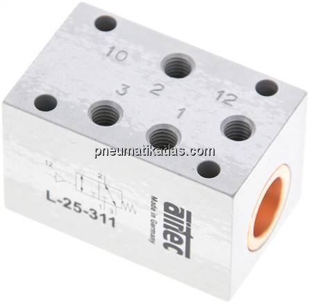 3/2-Wege Pneumatikventil, M 5, Feder (NC/NO), Standard