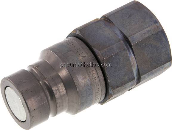 Flat-Face-Kupplung ISO 16028, Stecker Baugr. 4, G 3/4"(IG)
