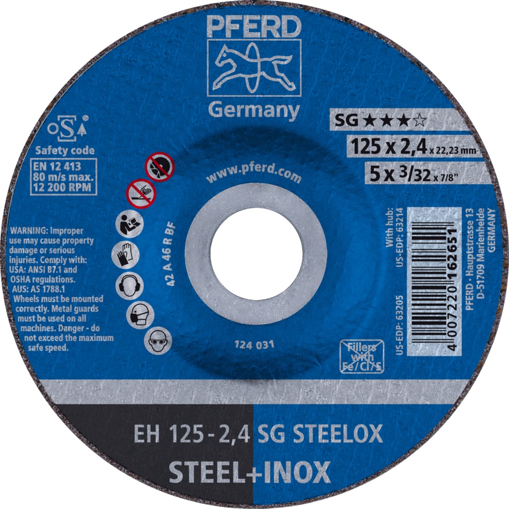 Trennscheiben EH 125-2,4 SG STEELOX
