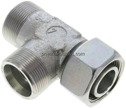 Einstellb. L-Schneidringverschraubung 30 S (M42x2), ohne Mutter & Schneidring, S