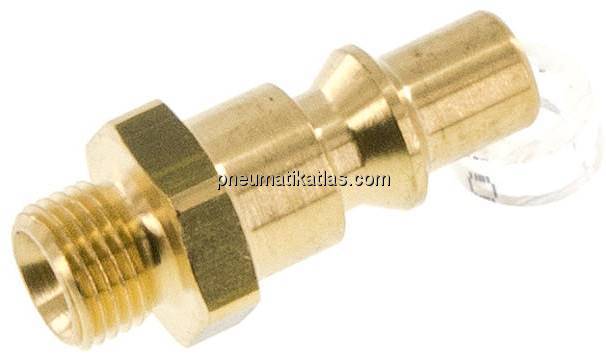 Kupplungsstecker (ARO/ORION) G 1/8"(AG), Messing Kupplungsstecker (ARO/ORION) G 1/8"(AG), Messing