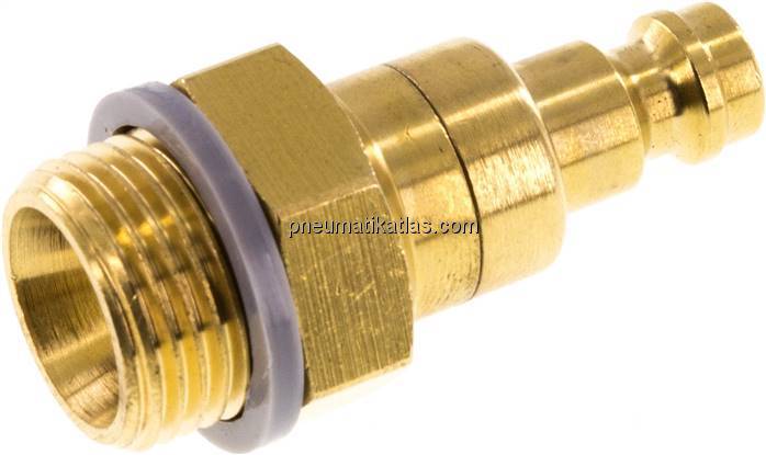Kupplungsstecker (NW5) G 3/8"(AG), Messing