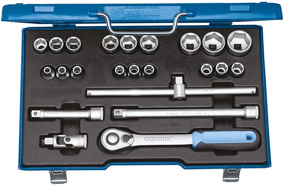 Steckschlüssel-Garnitur 1/2" 19EMU-20 23-teilig Gedore Steckschlüssel-Garnitur 1/2" 19EMU-20 23-teilig Gedore