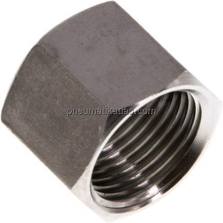 Überwurfmutter 1.4571, G 3/8", 4 / 6 / 9 mm