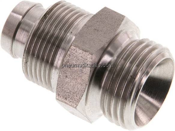Gerades Gewindestück G 3/8"-12x10mm, 1.4571 ohne Mutter