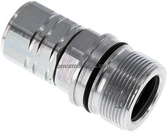 Hydraulik-Schraubkupplung, Muffe Baugr.4, G 3/4"(IG)
