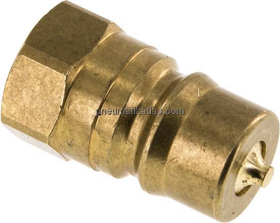 Hydraulikkupplung ISO 7241-1B, Stecker, G 1/2"(IG),Messing