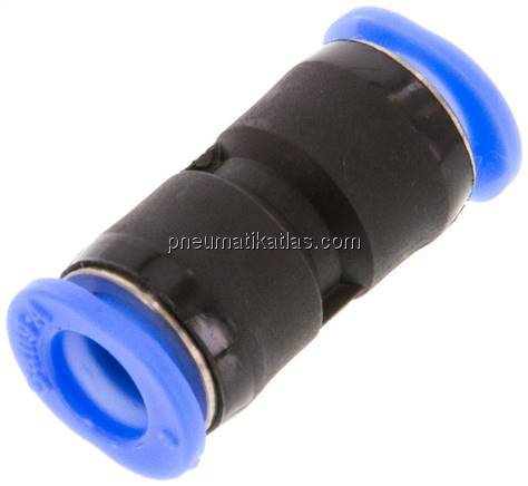 Gerader Steckanschluss 6mm-6mm, IQS-Mini Gerader Steckanschluss 6mm-6mm, IQS-Mini